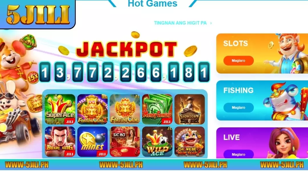 5JILI’s game library: Engaging and easy to join
