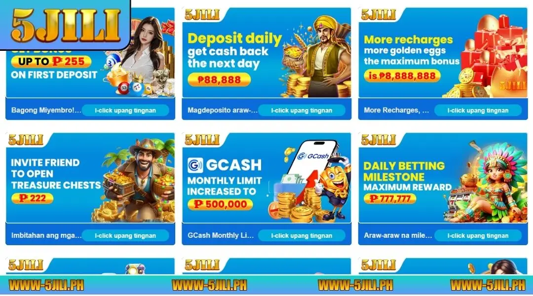 A rundown of the promotions available