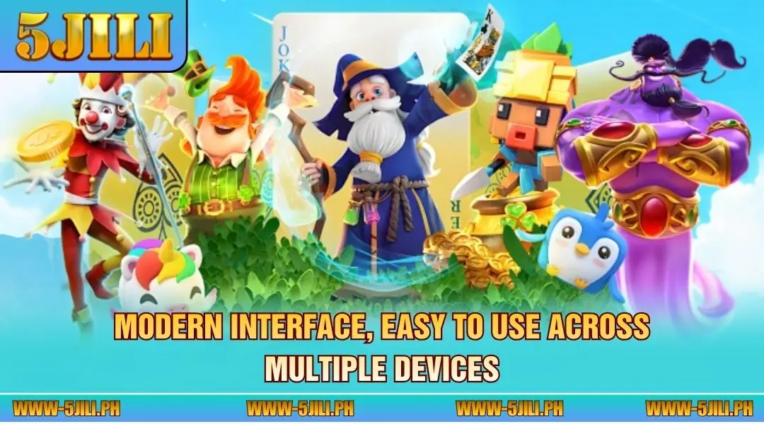 Modern interface, easy to use across multiple devices